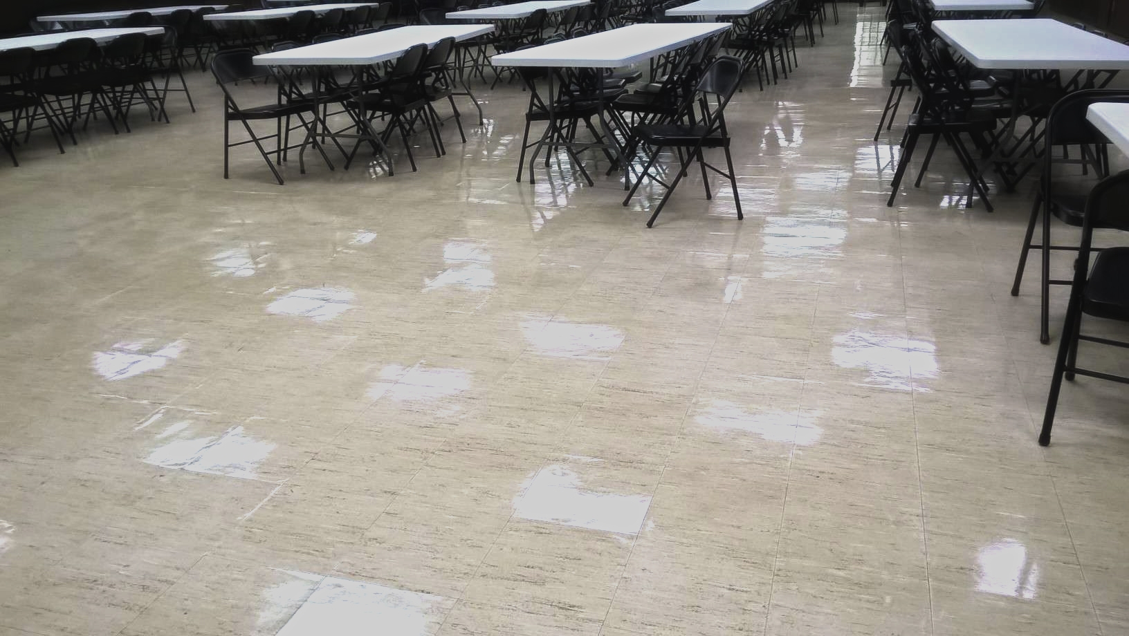 Ancient VCT Floor with Some Serious Issues in Minneapolis Church image 3