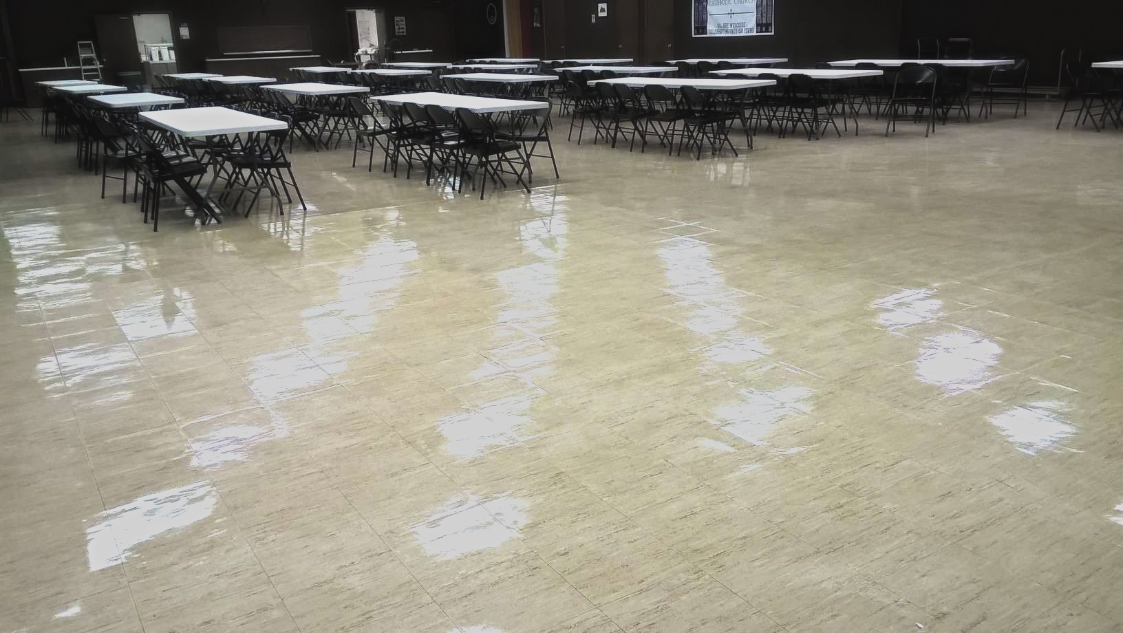 Ancient VCT Floor with Some Serious Issues in Minneapolis Church image 4