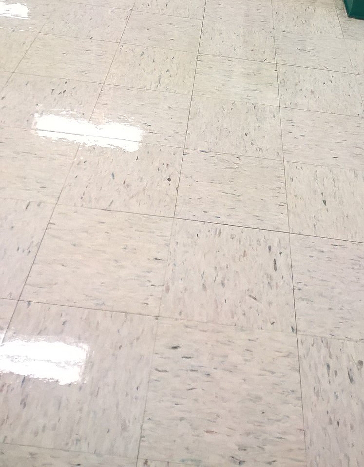 Brutally Neglected Old VCT Floor Restored in Minneapolis image 1