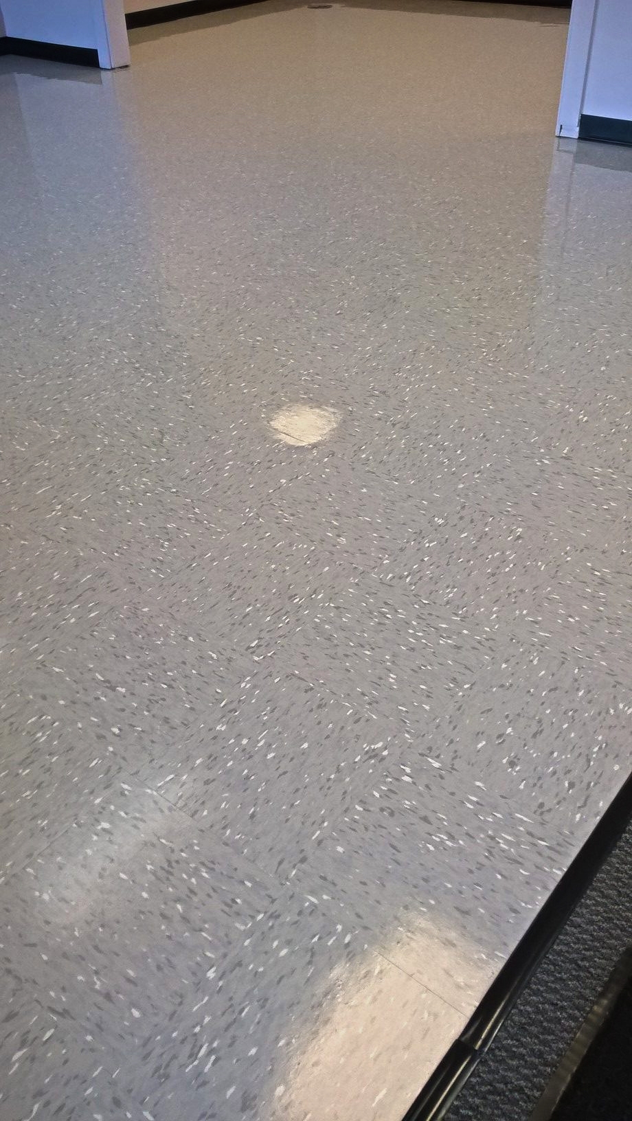 New VCT Floor Sealed and Finished at Maple Grove Church image 3