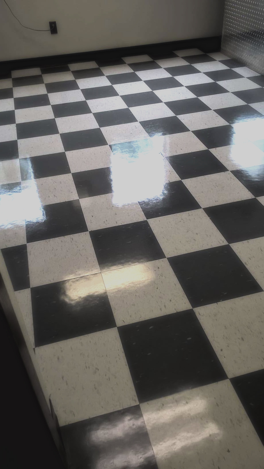 Old VCT Floor Restoration Job in Chanhassen image 6