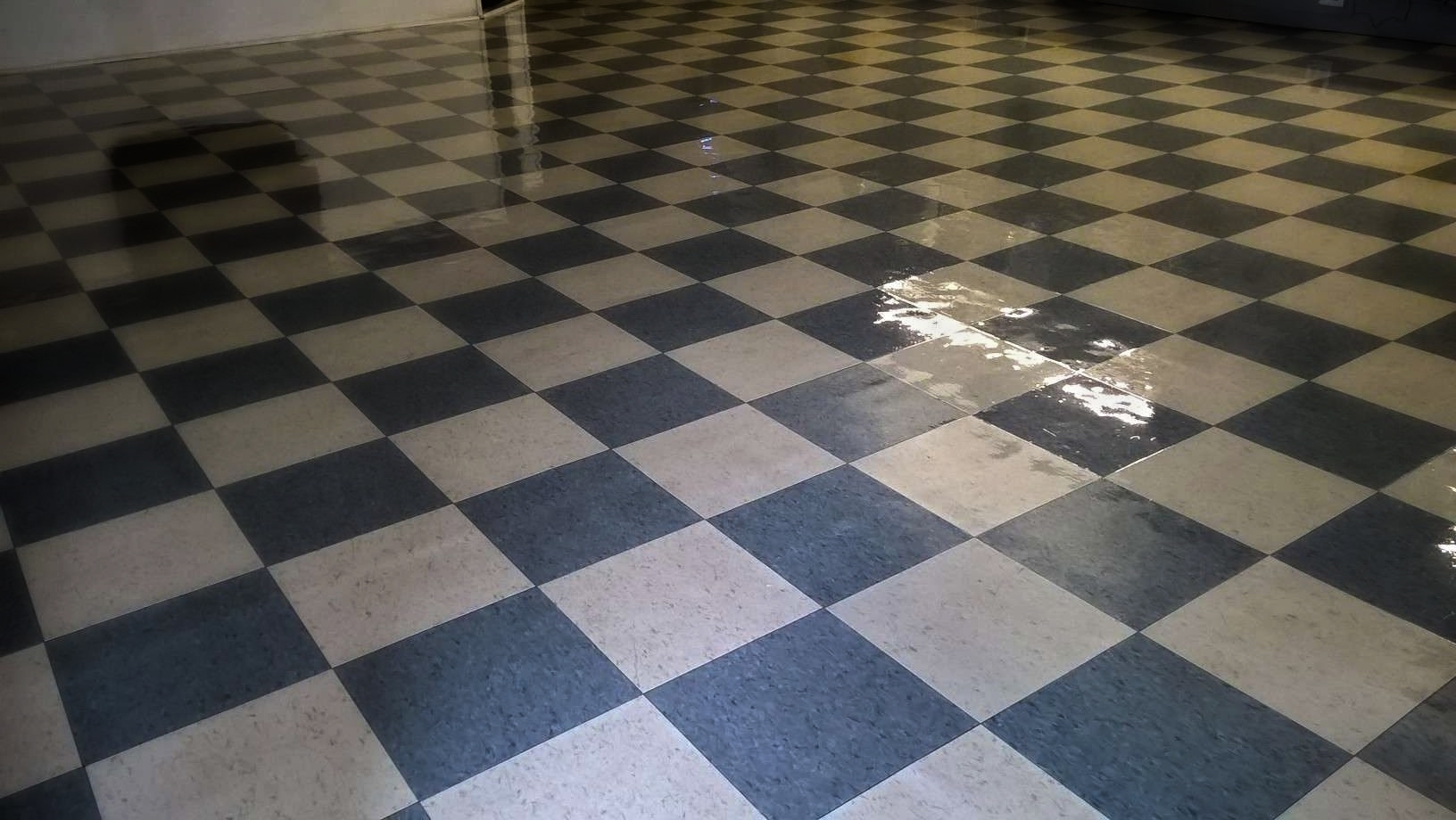 Old VCT Floor Restoration Job in Crystal MN image 3