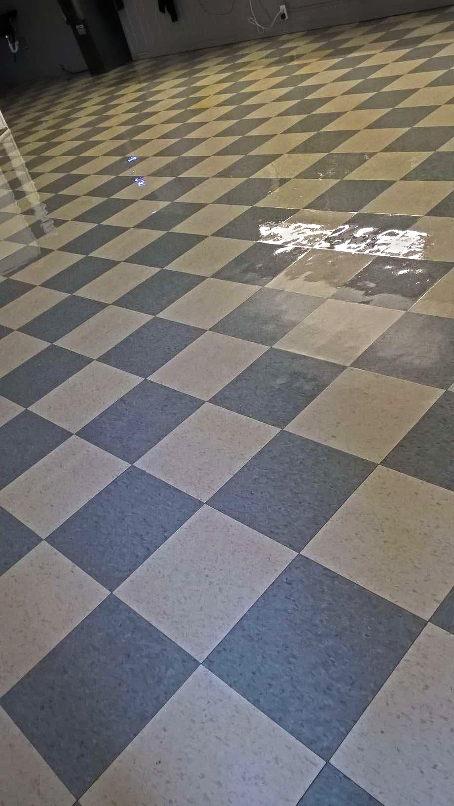 Old VCT Floor Restoration Job in Crystal MN image 5