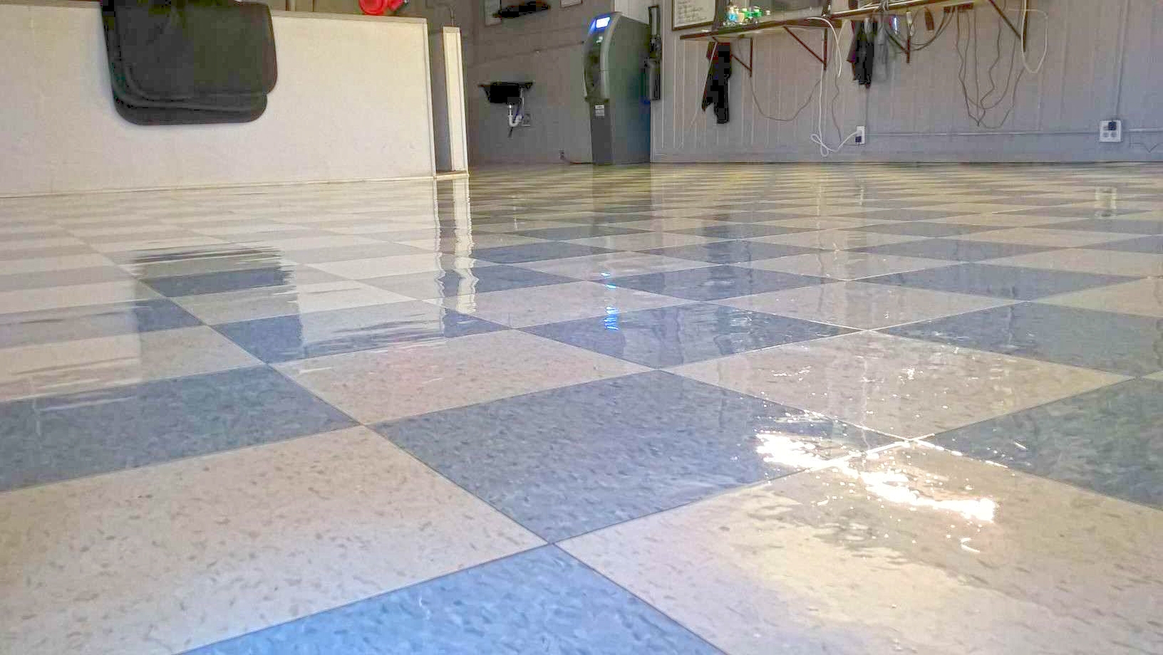 Old VCT Floor Restoration Job in Crystal MN image 6