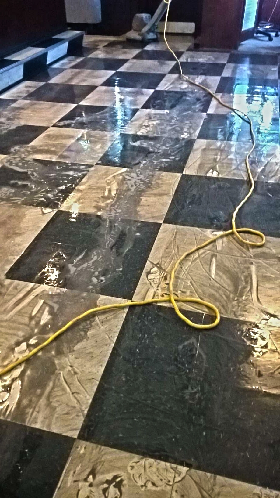 Old VCT Floor Restoration Job in St Michael MN image 4