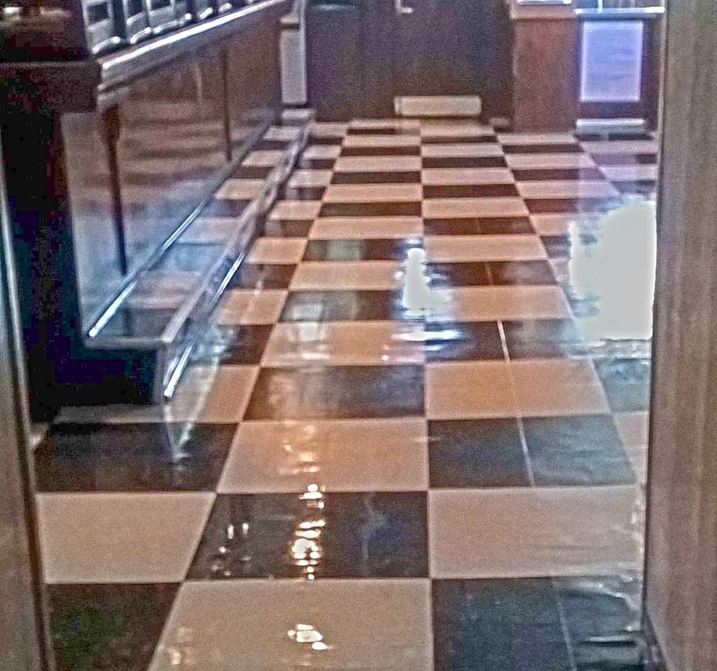 Old VCT Floor Restoration Job in St Michael MN image 2