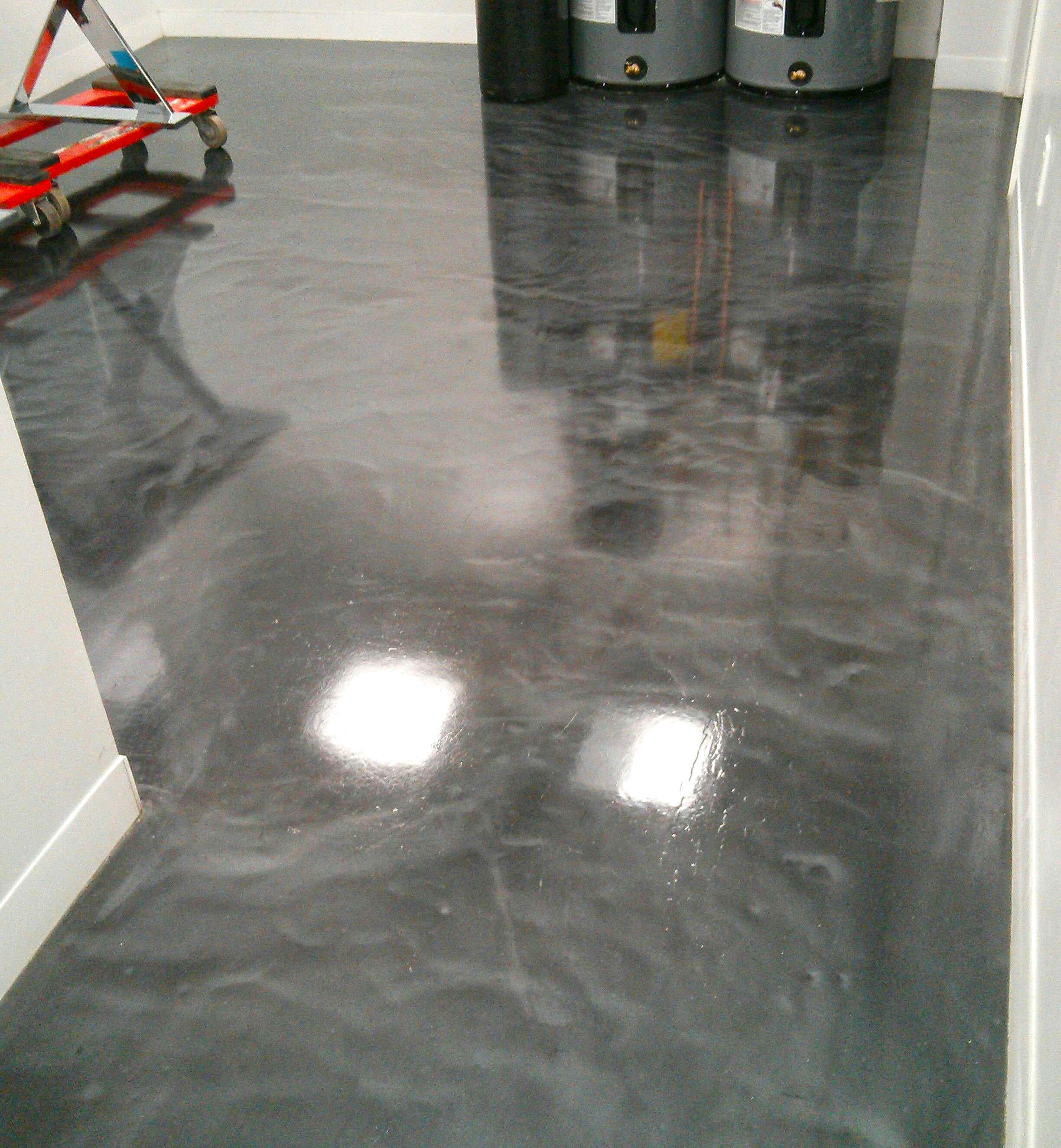Polished Concrete Floor Gets Much Needed Scrub and ReCoat in Wayzata image 1