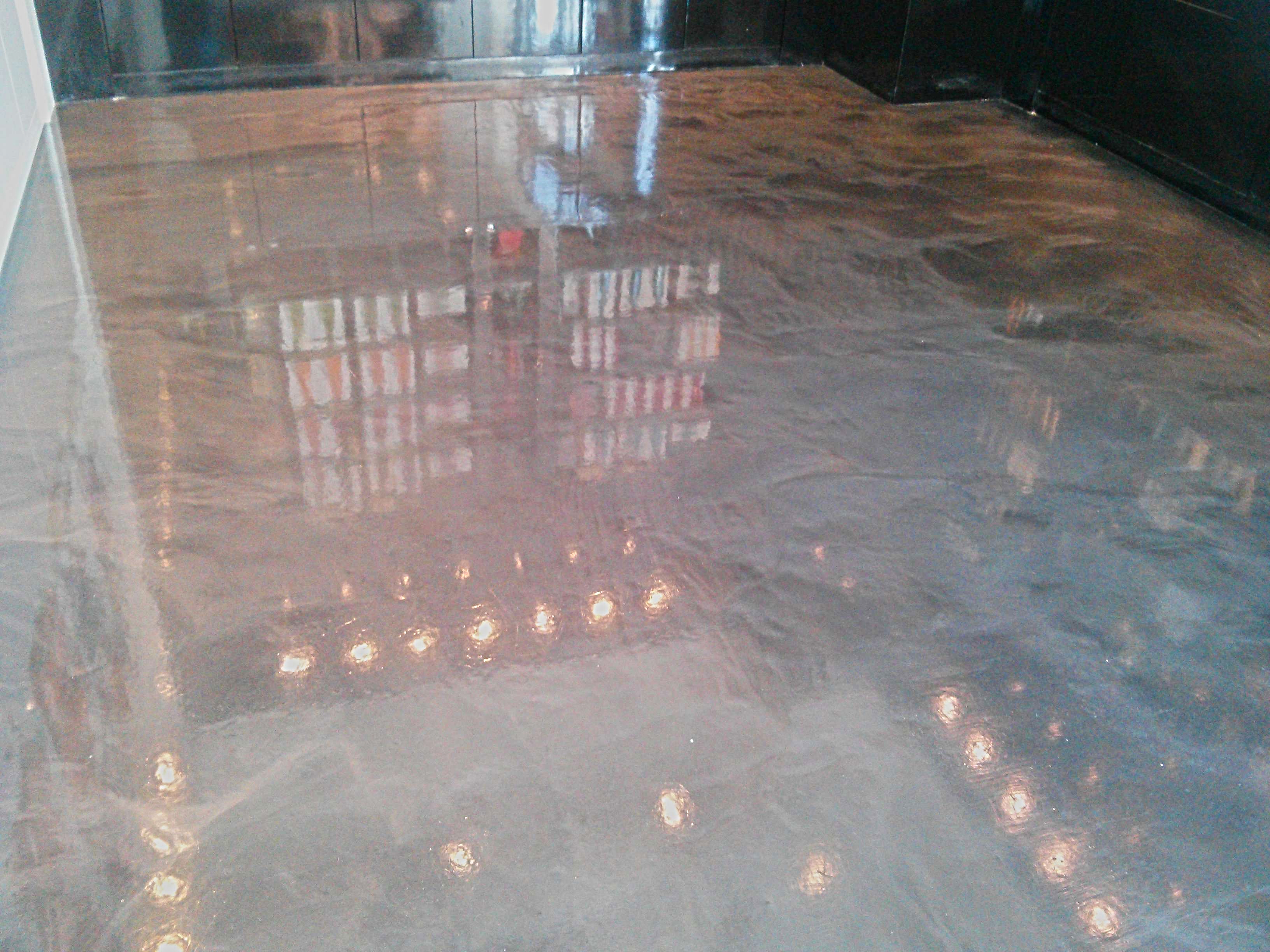 Polished Concrete Floor Gets Much Needed Scrub and ReCoat in Wayzata image 4