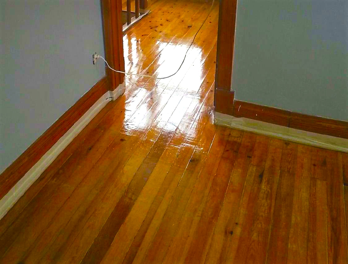 Residential Water Based Finish on Wood Flooring in Saint Cloud, Minnesota image 1