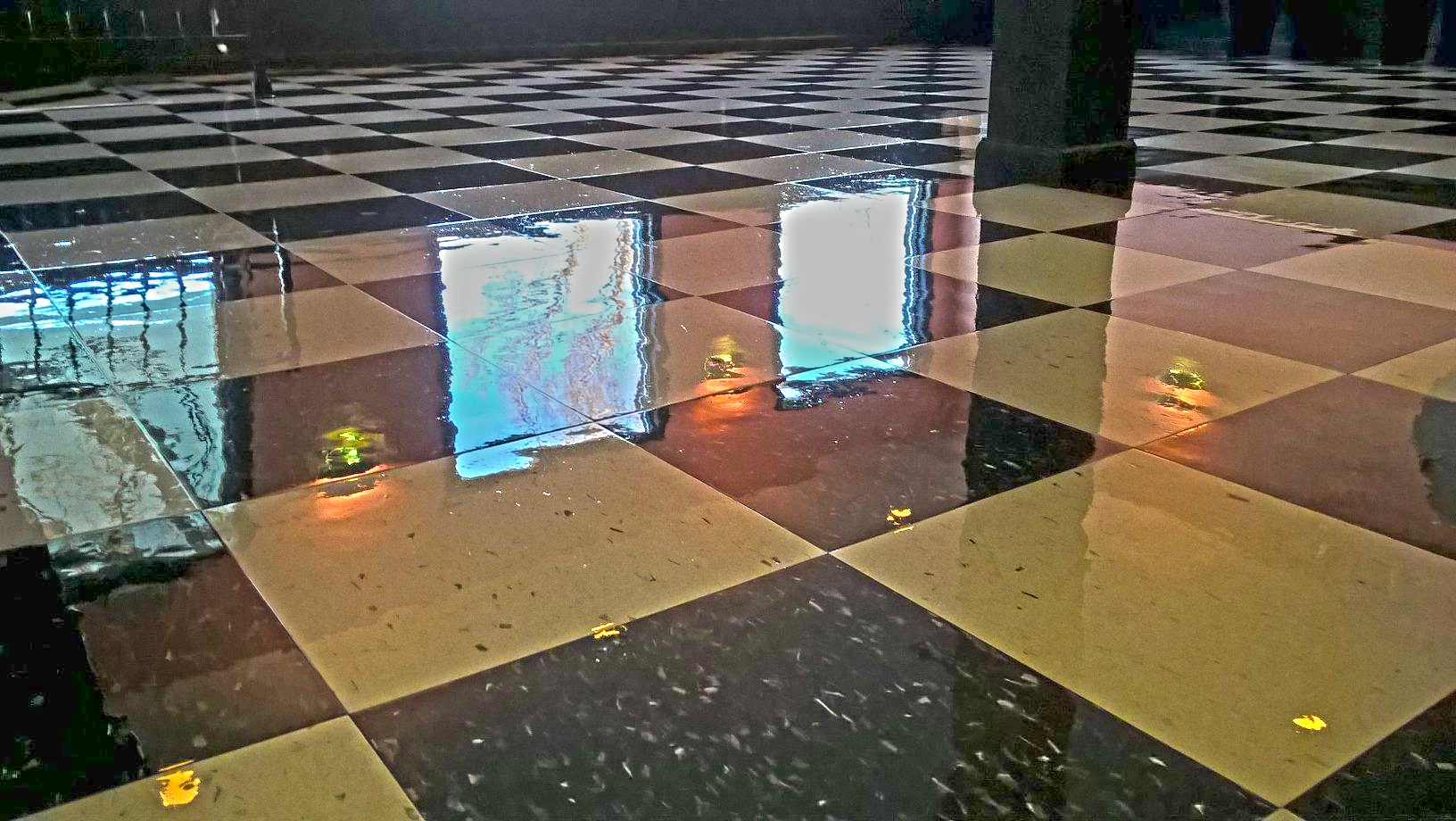 Restaurant VCT Floor Scrub and High Gloss Clear Coatings Job in Minneapolis image 5