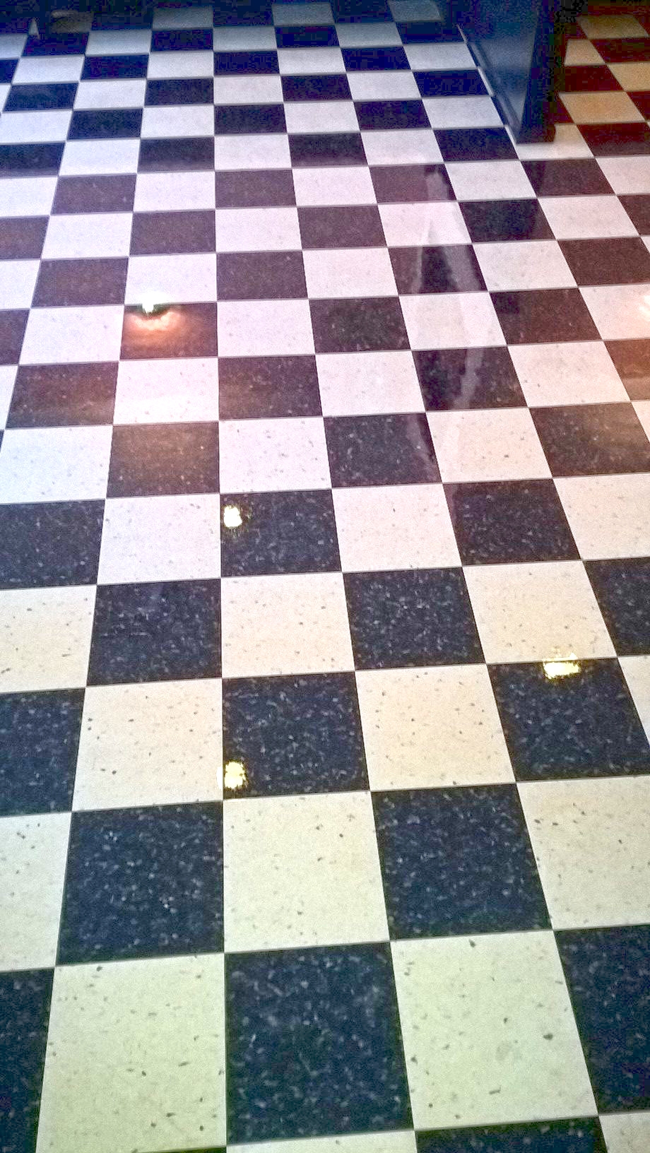 Restaurant VCT Floor Scrub and High Gloss Clear Coatings Job in Minneapolis image 11