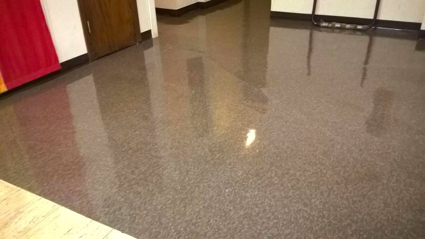 Small Area VCT Floor Scrub and Re-Coat Service in Minneapolis image 2