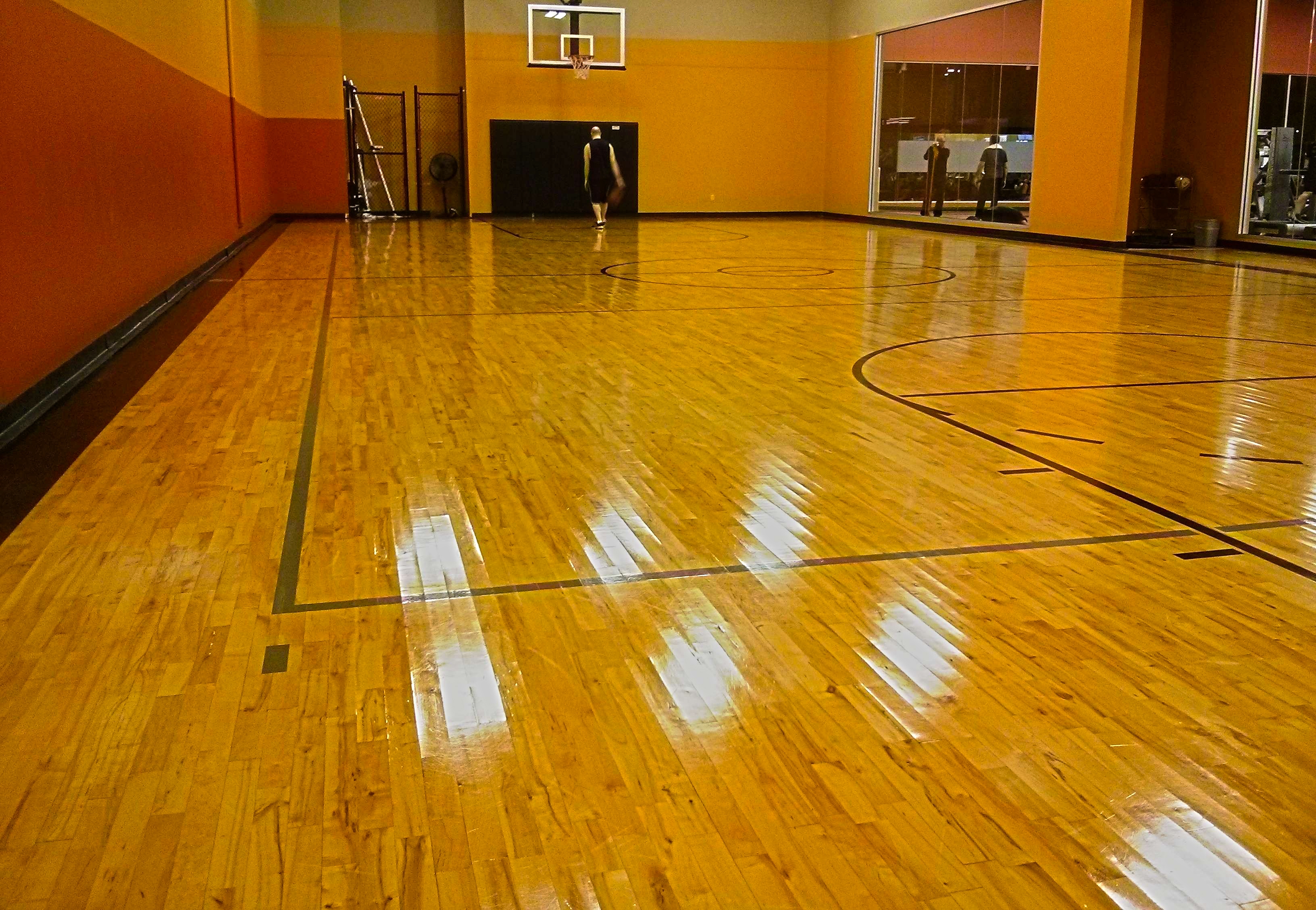 Twin Cities Wood Gym Floor Re-Coat image 1