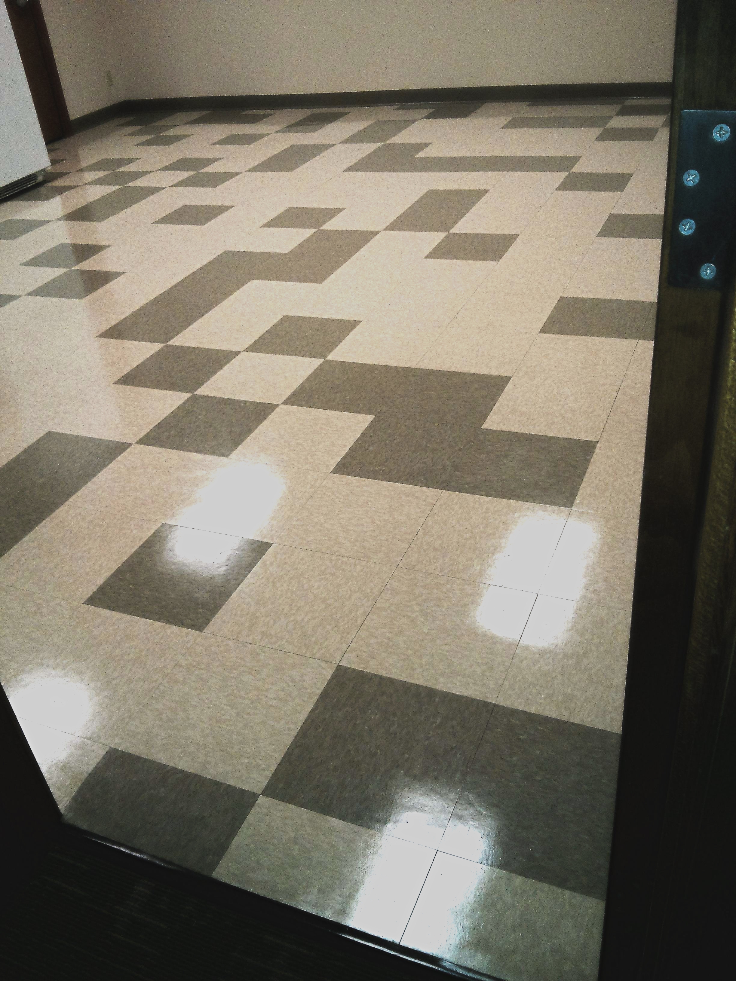 VCT Floor Scrub and Clear Coating Service Work in Mounds View MN image 6