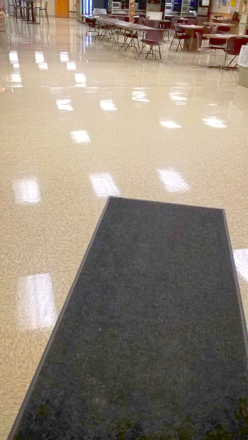 VCT Floor Scrub and Clear Coating Service Work in Mounds View MN image 13