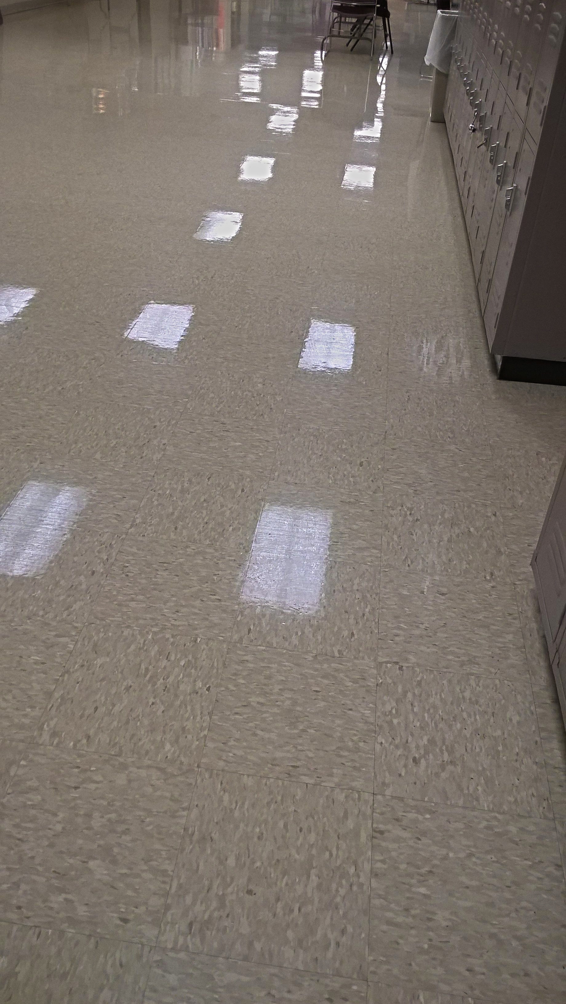 VCT Floor Scrub and Clear Coating Service Work in Mounds View MN image 16