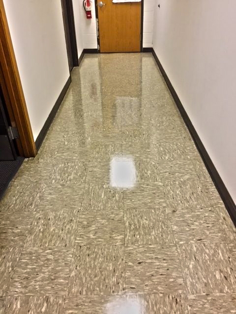 VCT Floors Clear Coating Job in Rural Hennepin County image 9