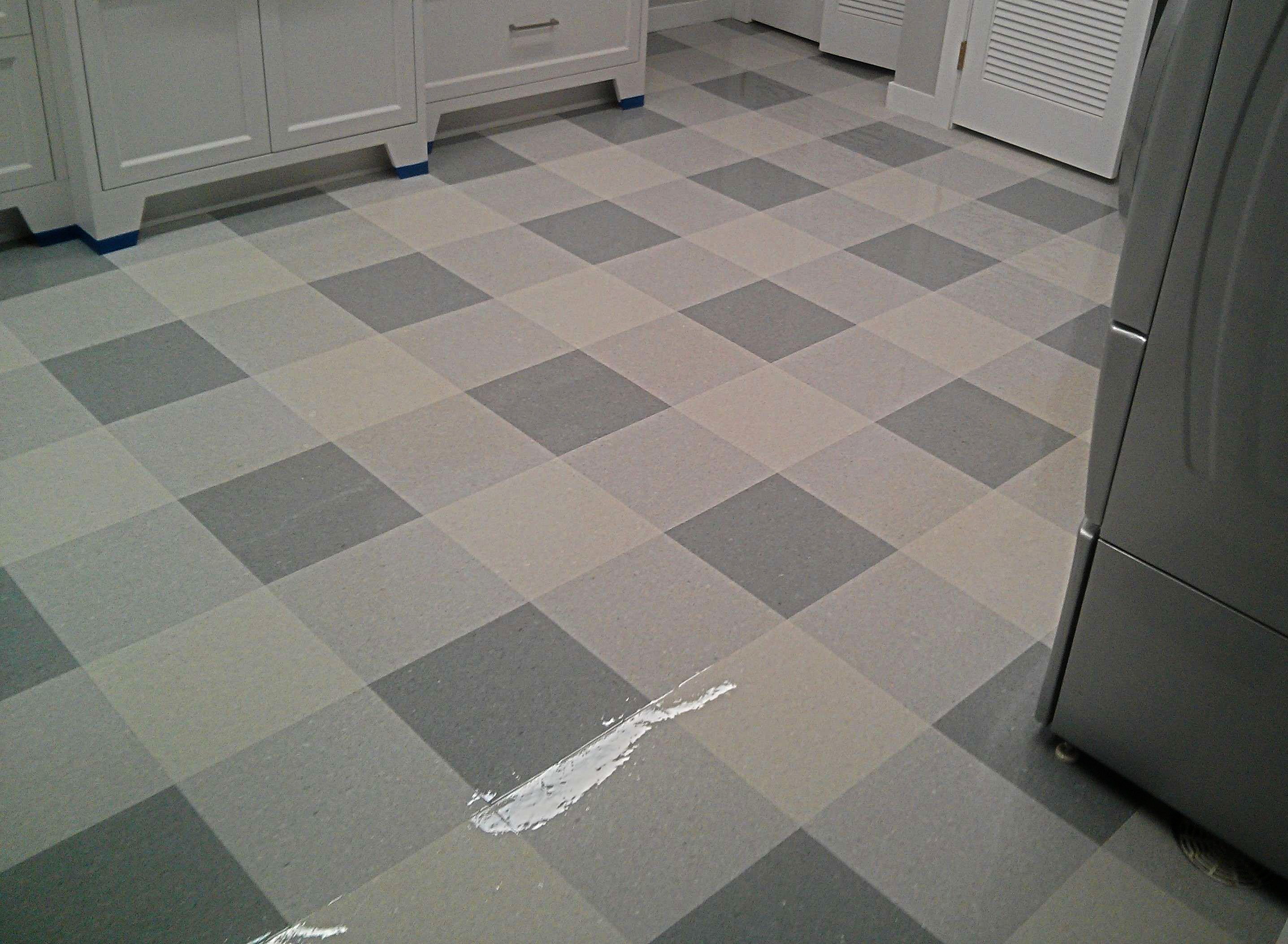 Very Small (But Cute) VCT Floor Job in Edina, MN image 2